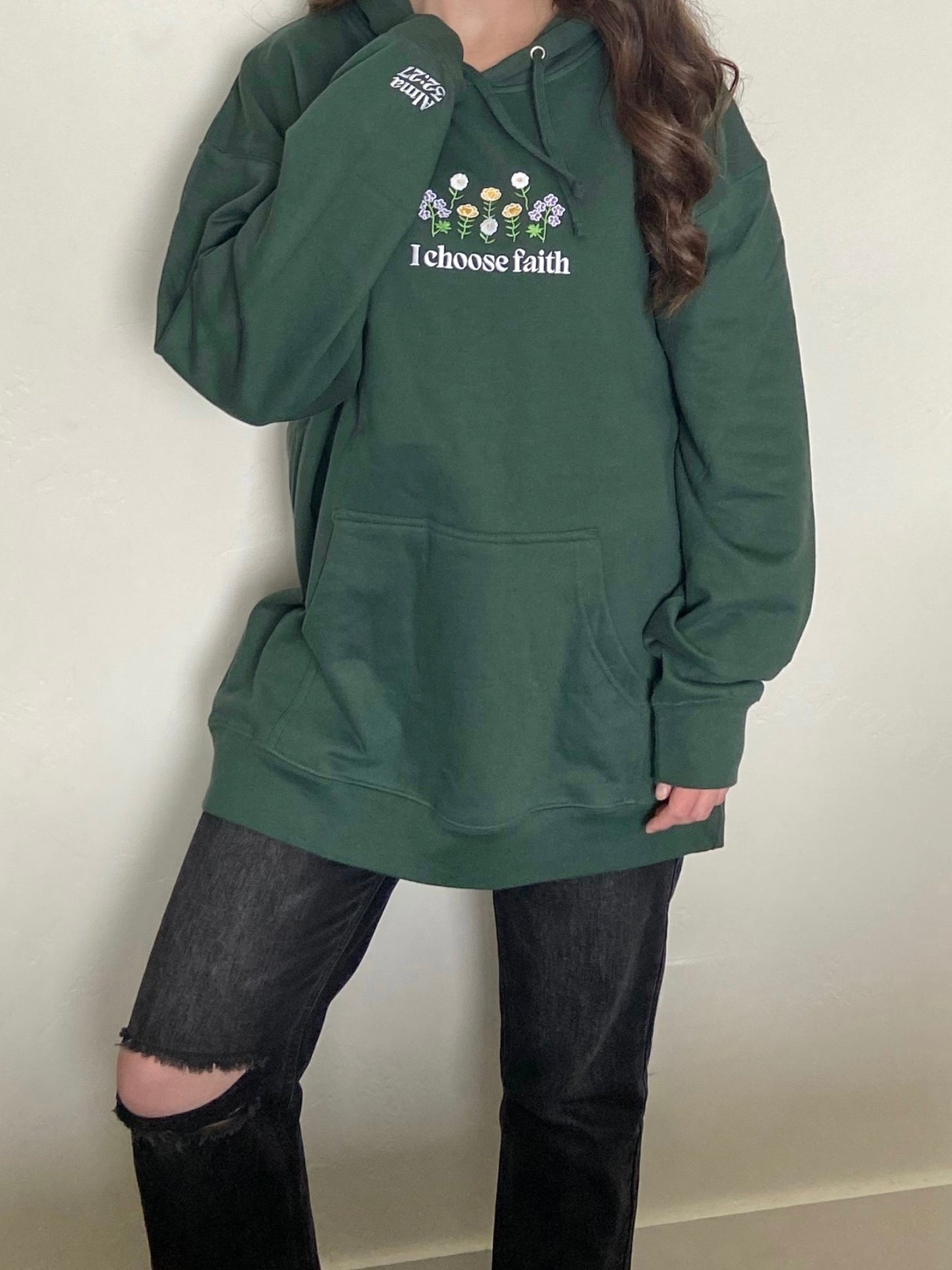 I choose faith hoodie