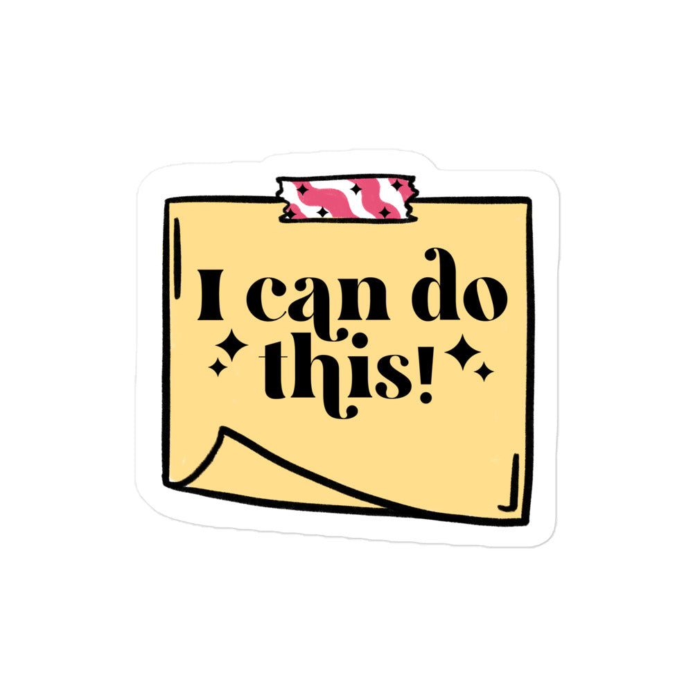 I Can Do This Sticker