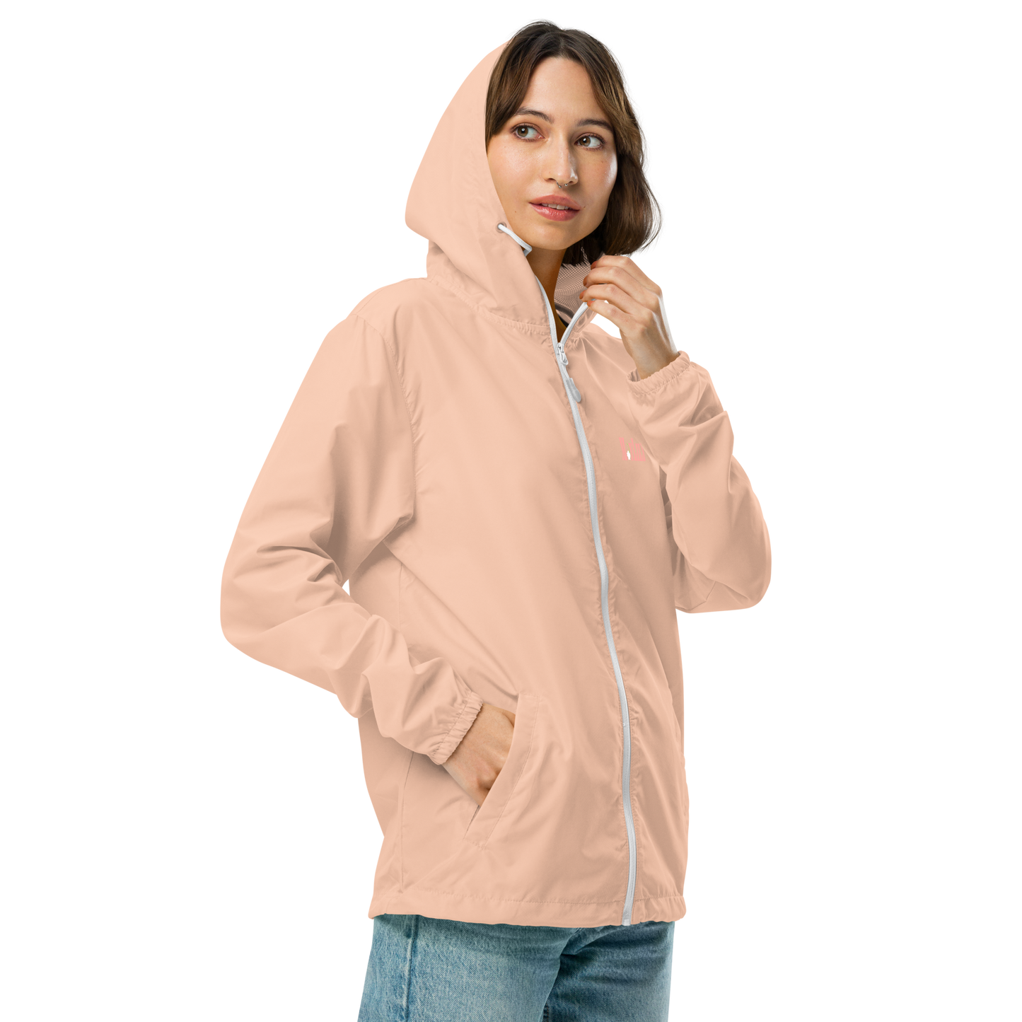 MayLily Lightweight Zip Up Windbreaker