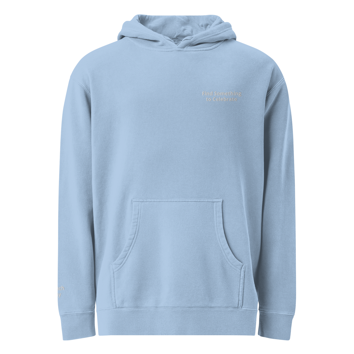 Find Something to Celebrate Pigment Dyed Hoodie