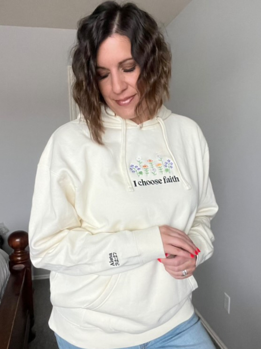 I choose faith hoodie